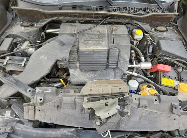 JF2SKAEC2NH504488 2022 SUBARU FORESTER Green Engine compartment view