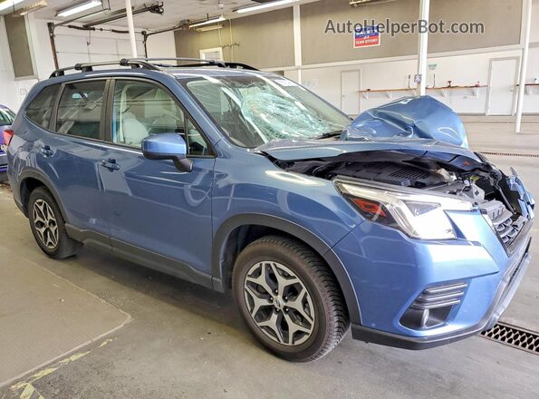 JF2SKAEC3NH412726 2022 SUBARU FORESTER Blue Առջևի աջ