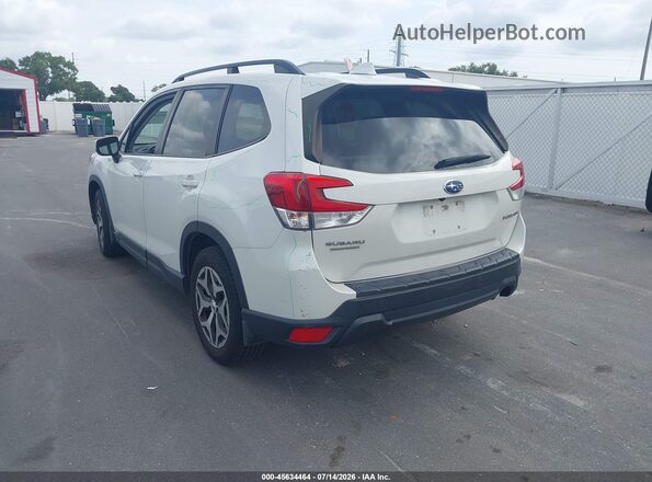 JF2SKAEC4KH567331 2019 SUBARU FORESTER White Հետևի ձախ