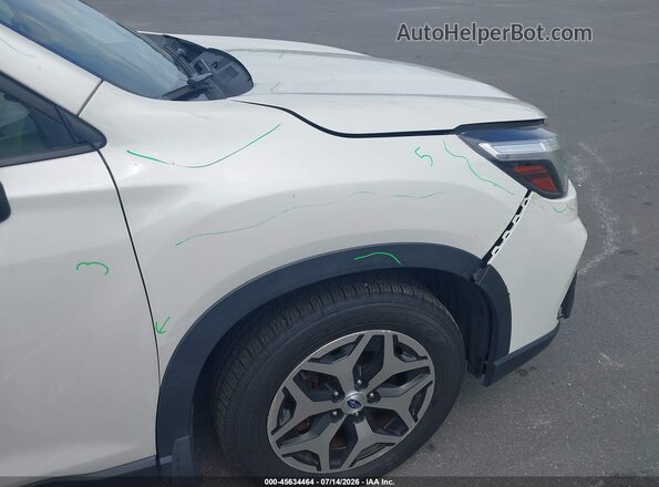 JF2SKAEC4KH567331 2019 SUBARU FORESTER White Դիմացի տեսք