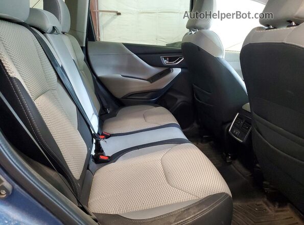 JF2SKAEC4NH432385 2022 SUBARU FORESTER Blue უკანა სალონის ხედი