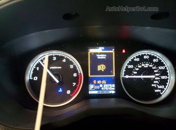 JF2SKAEC4NH432385 2022 SUBARU FORESTER Blue ხელსაწყოთა პანელის ხედი