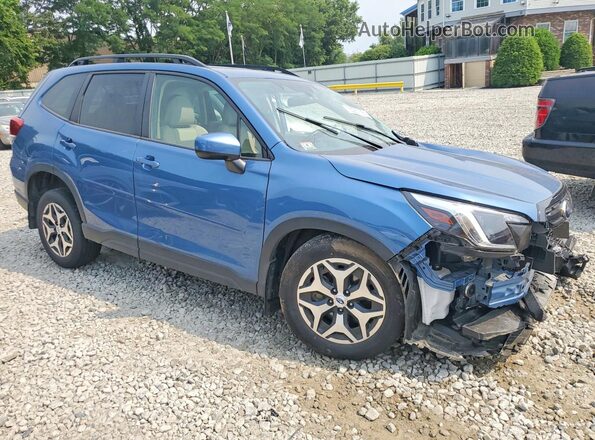 JF2SKAEC4PH457919 2023 SUBARU FORESTER Blue Передня права чверть