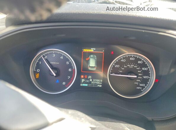 JF2SKAEC5PH468783 2023 SUBARU FORESTER Green Instrument cluster view