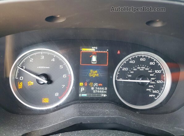 JF2SKAEC7NH405214 2022 SUBARU FORESTER Black Vista del cuadro de instrumentos
