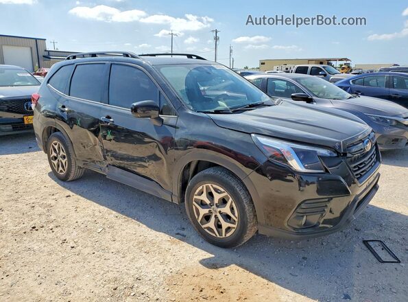 JF2SKAEC7NH405214 2022 SUBARU FORESTER Black Delantero derecho