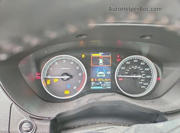 JF2SKAEC7PH424543 2023 SUBARU FORESTER Синий Вид щитка приборов