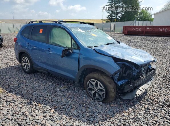 JF2SKAEC8NH402662 2022 SUBARU FORESTER Blue Przód prawy