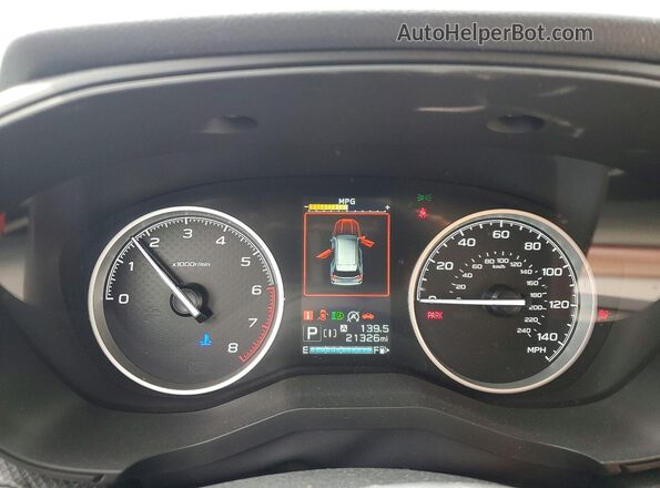JF2SKAEC8NH467902 2022 SUBARU FORESTER Зеленый Вид щитка приборов