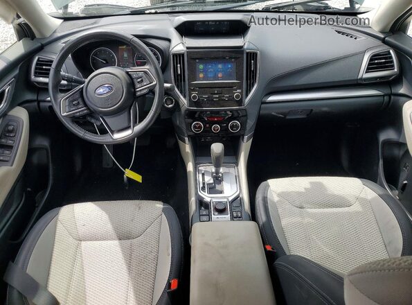 JF2SKAEC8NH467902 2022 SUBARU FORESTER Зеленый Вид панели приборов