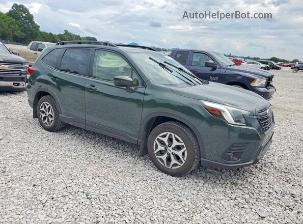 JF2SKAEC8NH467902 2022 SUBARU FORESTER Зеленый Передняя правая четверть