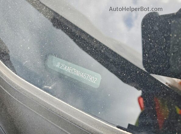 JF2SKAEC8NH467902 2022 SUBARU FORESTER Зеленый Панорамный вид салона 360°