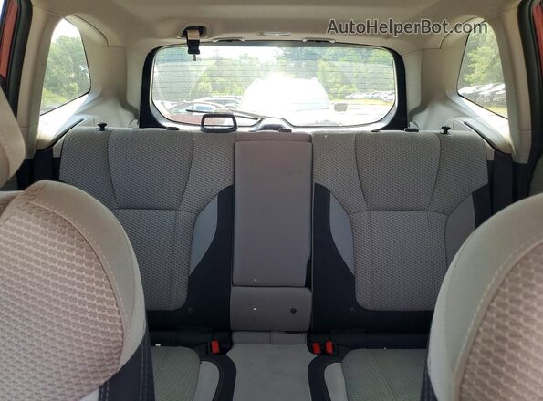 JF2SKAECXNH420967 2022 SUBARU FORESTER Red Vista de los asientos traseros