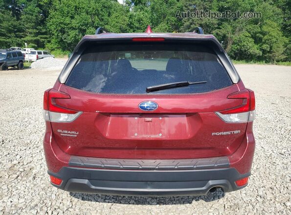 JF2SKAECXNH420967 2022 SUBARU FORESTER Red Vista trasera