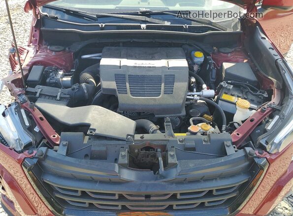 JF2SKAECXNH420967 2022 SUBARU FORESTER Red Vista del compartimento del motor