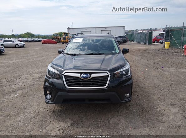 JF2SKAFC1MH484070 2021 SUBARU FORESTER Black ხელსაწყოთა პანელის ხედი