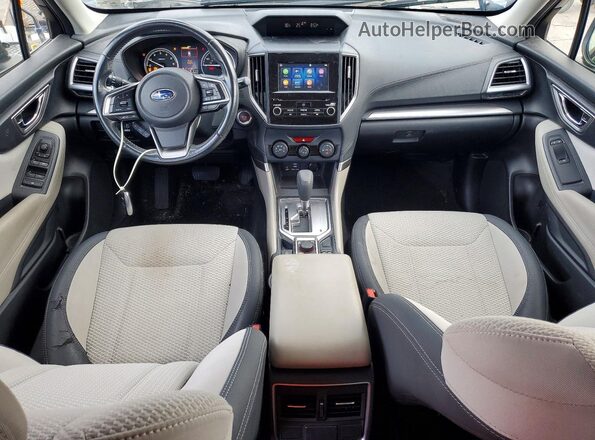 JF2SKAFC2MH435394 2021 SUBARU FORESTER Blue Dashboard view