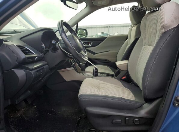 JF2SKAFC2MH435394 2021 SUBARU FORESTER Blue Front interior view