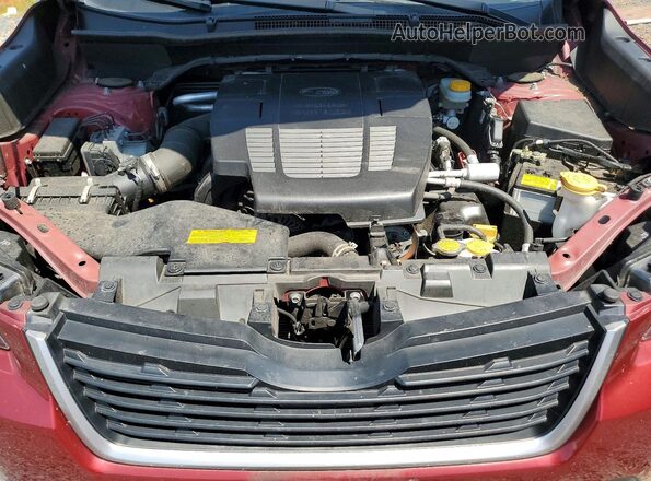 JF2SKAFC4MH434182 2021 SUBARU FORESTER Maroon ძრავის განყოფილების ხედი