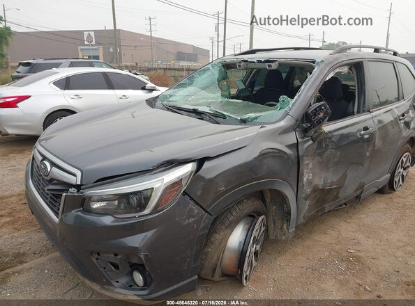 JF2SKAFC4MH497329 2021 SUBARU FORESTER Gray Widok z przodu