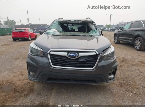 JF2SKAFC4MH497329 2021 SUBARU FORESTER Gray Widok zestawu wskaźników