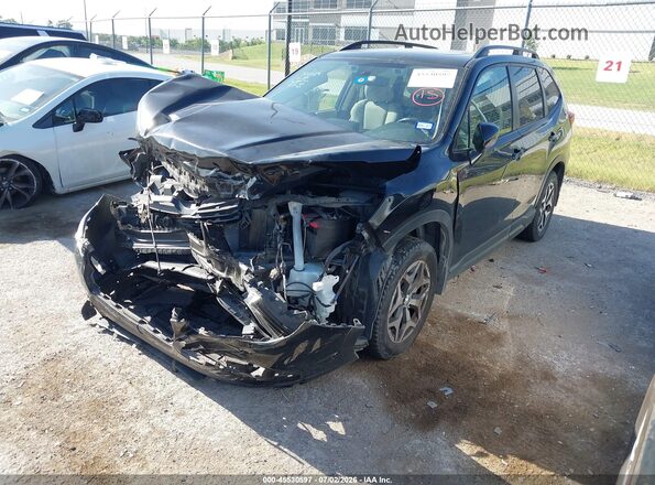 JF2SKAFC4MH526277 2021 SUBARU FORESTER Black Przód lewy