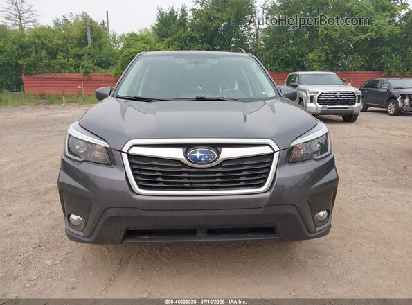 JF2SKAFC6MH434992 2021 SUBARU FORESTER Gray უკანა სალონის ხედი