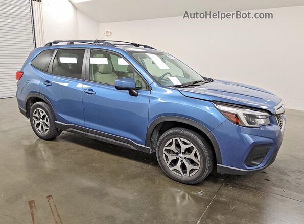 JF2SKAFC6MH514888 2021 SUBARU FORESTER Blue წინა მარჯვენა