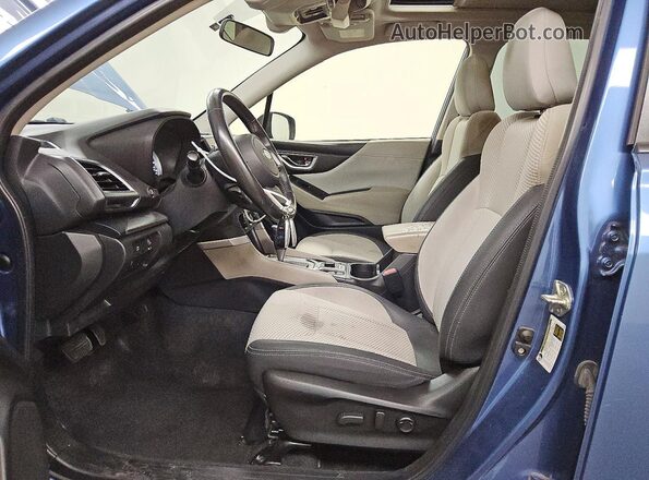 JF2SKAFC6MH514888 2021 SUBARU FORESTER Blue წინა სალონის ხედი