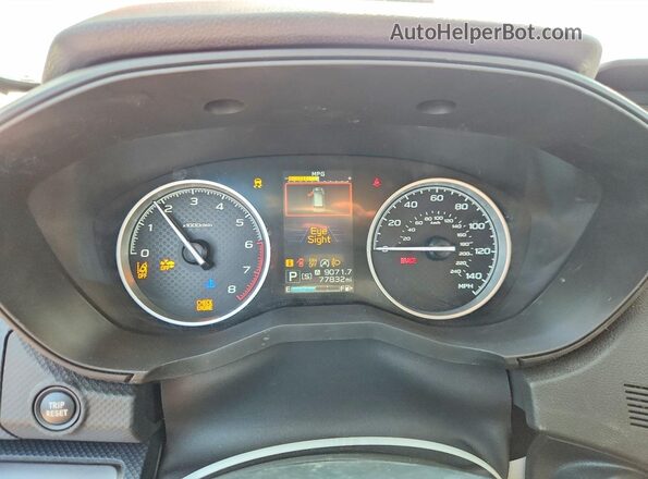 JF2SKAFC7MH447105 2021 SUBARU FORESTER Серебряный Вид щитка приборов
