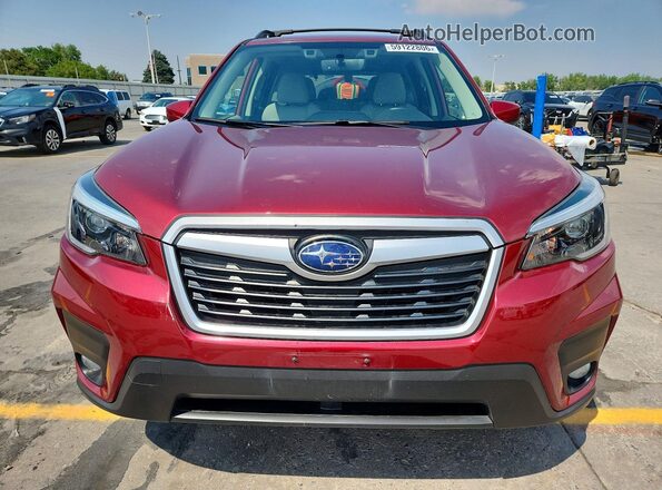 JF2SKAFC7MH557152 2021 SUBARU FORESTER Burgundy Widok z przodu