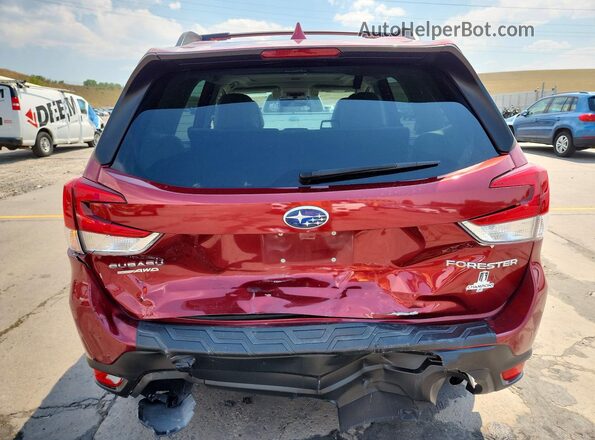 JF2SKAFC7MH557152 2021 SUBARU FORESTER Burgundy Widok z tyłu