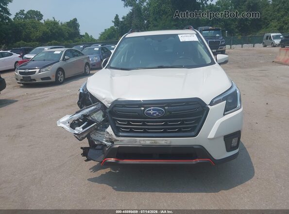 JF2SKAGC1RH467243 2024 SUBARU FORESTER White ხელსაწყოთა პანელის ხედი