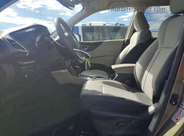 JF2SKAGC2KH448903 2019 SUBARU FORESTER Green Widok wnętrza z przodu