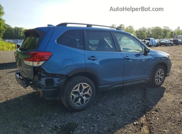 JF2SKAGC4KH430239 2019 SUBARU FORESTER Blue Trasero derecho