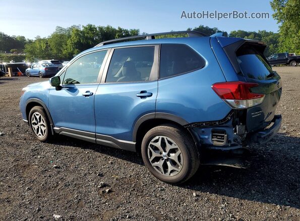 JF2SKAGC4KH430239 2019 SUBARU FORESTER Blue Trasero izquierdo