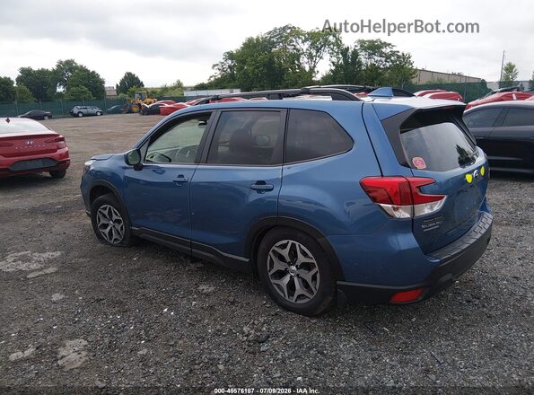 JF2SKAGC4KH574065 2019 SUBARU FORESTER Blue Rear left