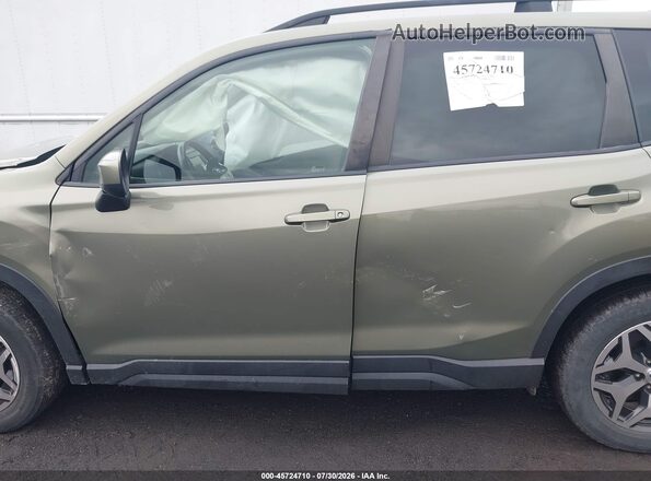 JF2SKAGC4LH455398 2020 SUBARU FORESTER Green Front view