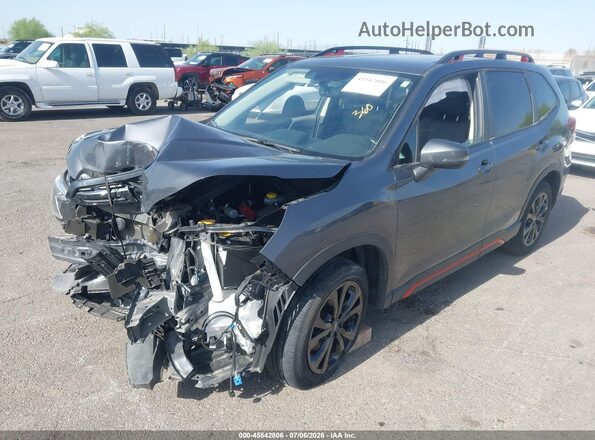 JF2SKAGC4RH452221 2024 SUBARU FORESTER Gray Առջևի ձախ երեք քառորդ տեսարան