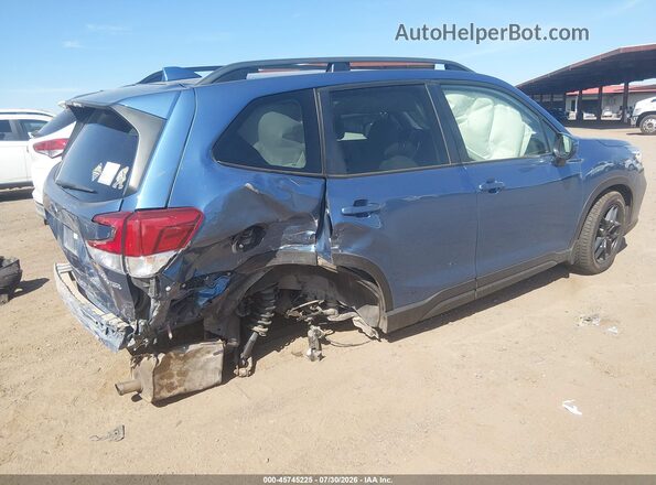 JF2SKAGC5KH412591 2019 SUBARU FORESTER Синий Задняя правая четверть