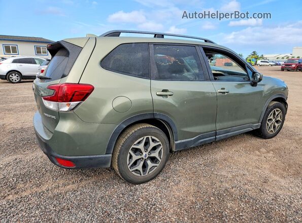 JF2SKAGC5KH433702 2019 SUBARU FORESTER Green უკანა მარჯვენა