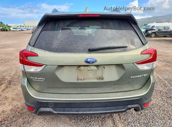 JF2SKAGC5KH433702 2019 SUBARU FORESTER Green უკანა ხედი