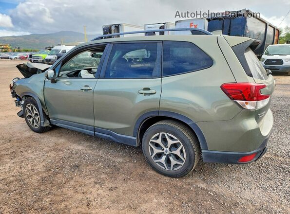 JF2SKAGC5KH433702 2019 SUBARU FORESTER Green უკანა მარცხენა