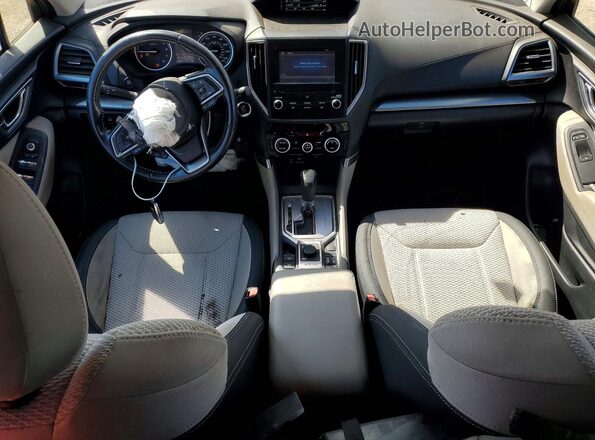 JF2SKAGC5KH433702 2019 SUBARU FORESTER Green წინა პანელის ხედი