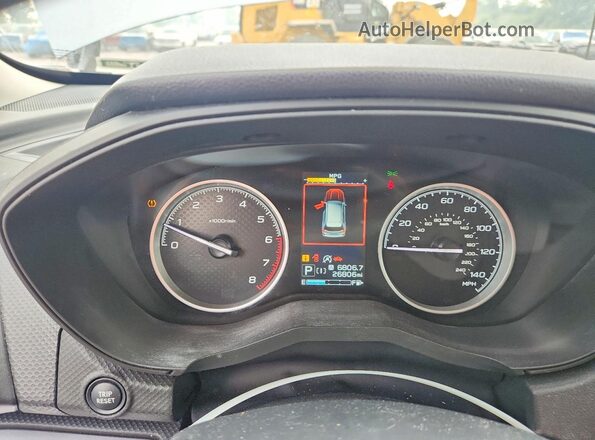 JF2SKAGC5LH494503 2020 SUBARU FORESTER Silver Вид щитка приладів