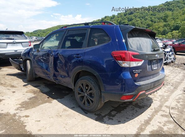 JF2SKAGC8RH484055 2024 SUBARU FORESTER Blue უკანა მარცხენა