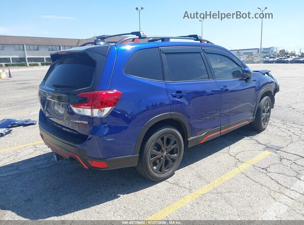 JF2SKAGCXRH407560 2024 SUBARU FORESTER Dark Blue Задня права чверть