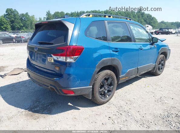 JF2SKAHC6RH463459 2024 SUBARU FORESTER Blue Trasero derecho