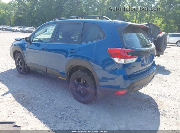 JF2SKAHC6RH463459 2024 SUBARU FORESTER Blue Trasero izquierdo