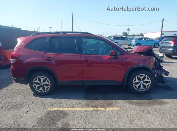 JF2SKAJC0LH512351 2020 SUBARU FORESTER Maroon Widok wnętrza z tyłu